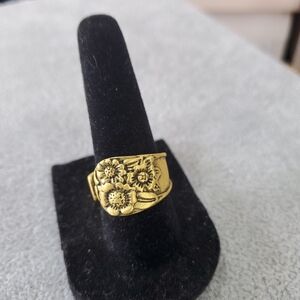 Gold Spoon Ring
